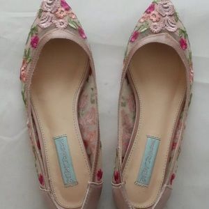 Betsey Johnson Leah Floral Ballet Flat